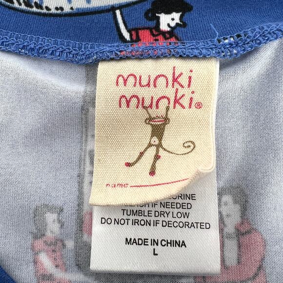 Munki Munki Costco Favorites 2 Piece Novelty Pajama Set Size L - Picture 6 of 10
